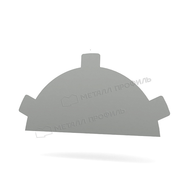 Заглушка конька круглого простая NormanMP (ПЭ-01-9003-0.5) ― приобрести по умеренным ценам ― 200 тнг. ― в Алматы.